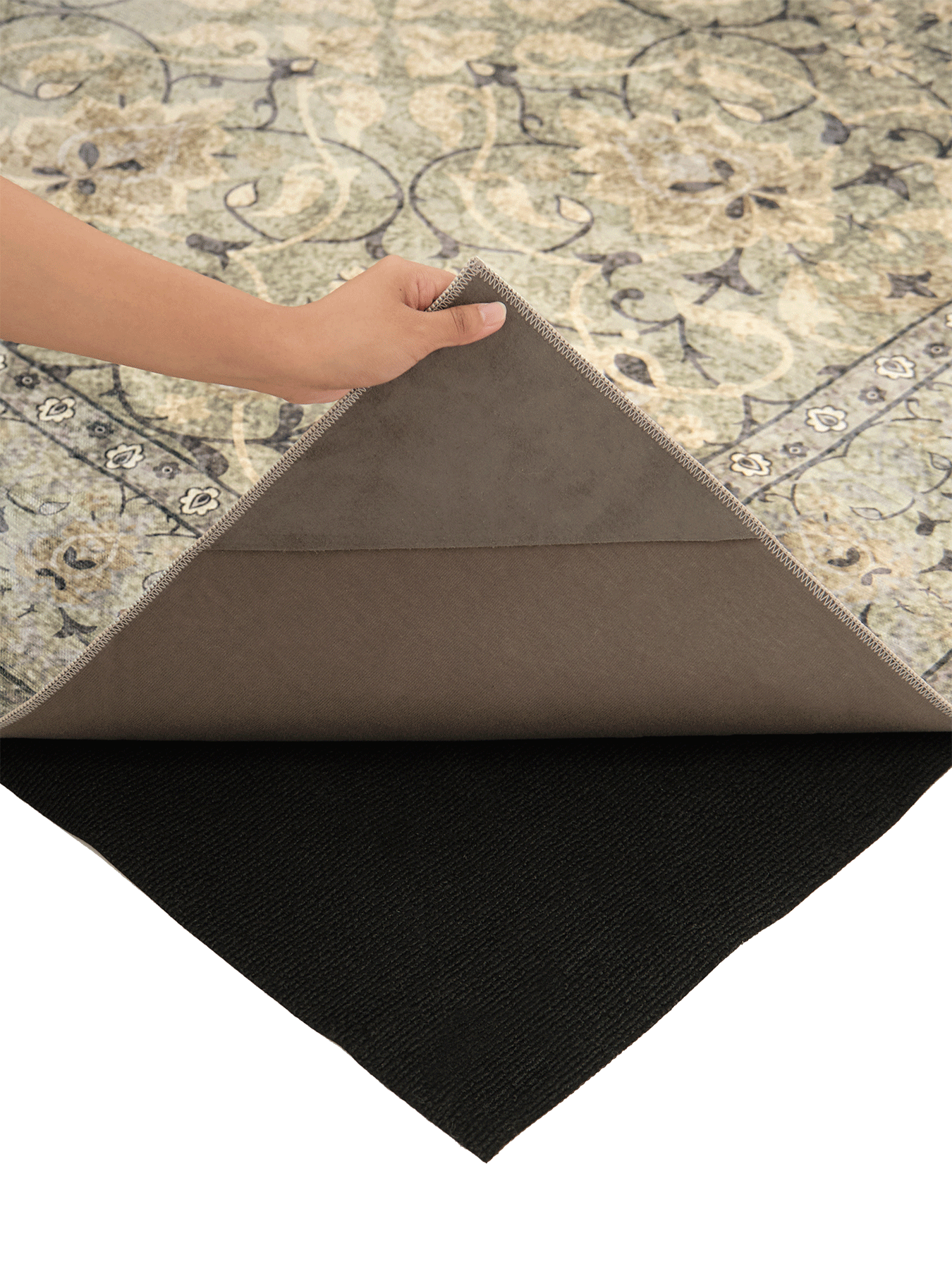 Motif Olive Chenille Rug