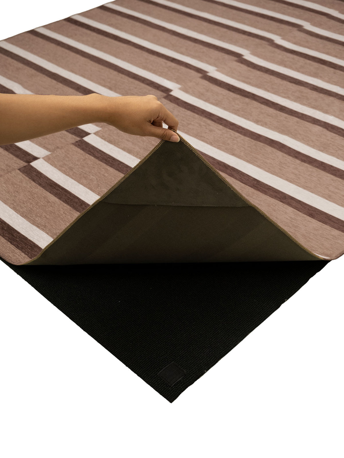 Carrel Brown Chenille Rug