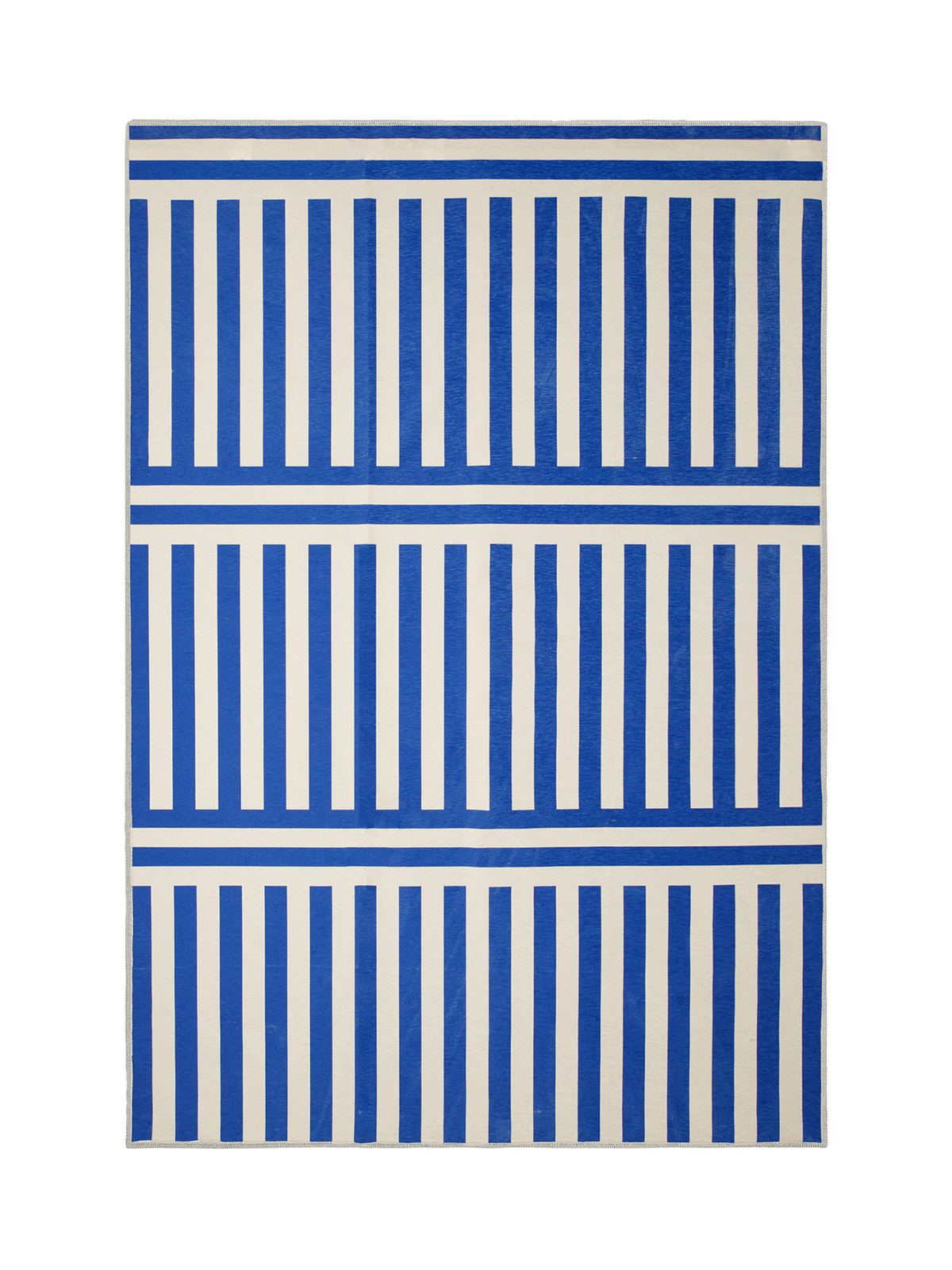Plinth Royal Blue Chenille Rug