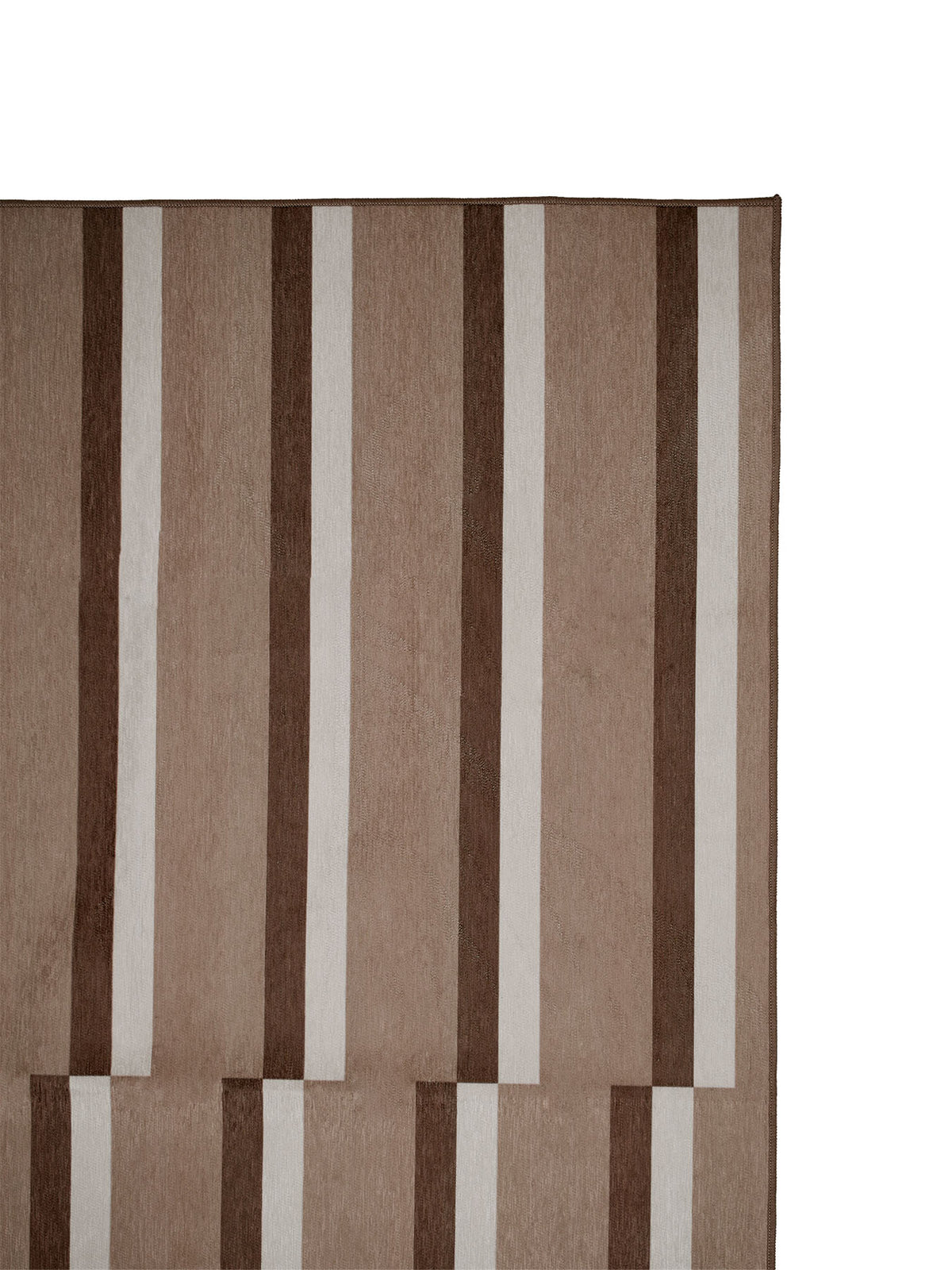 Carrel Brown Chenille Rug