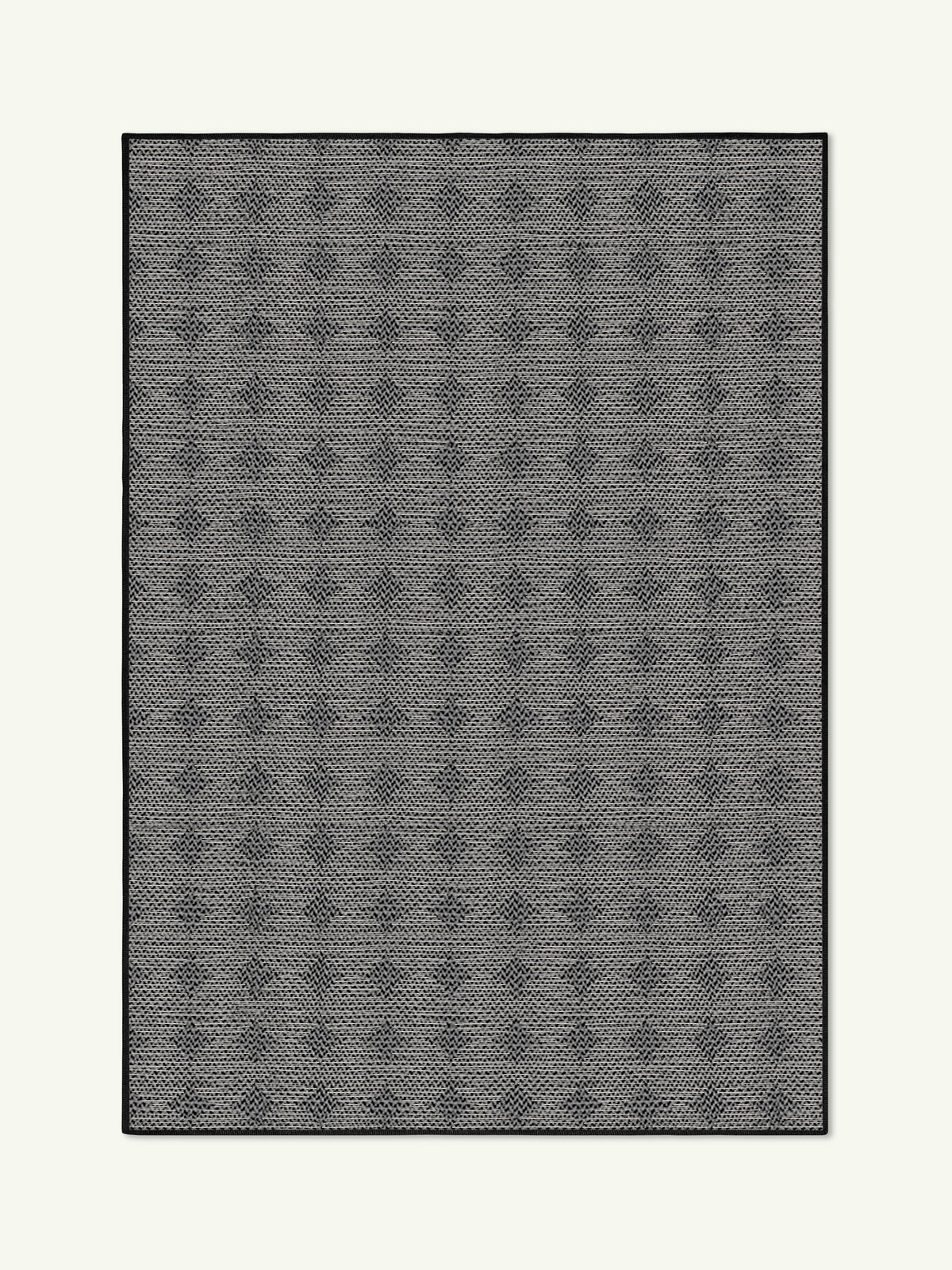 Moon Black New Jute Rug