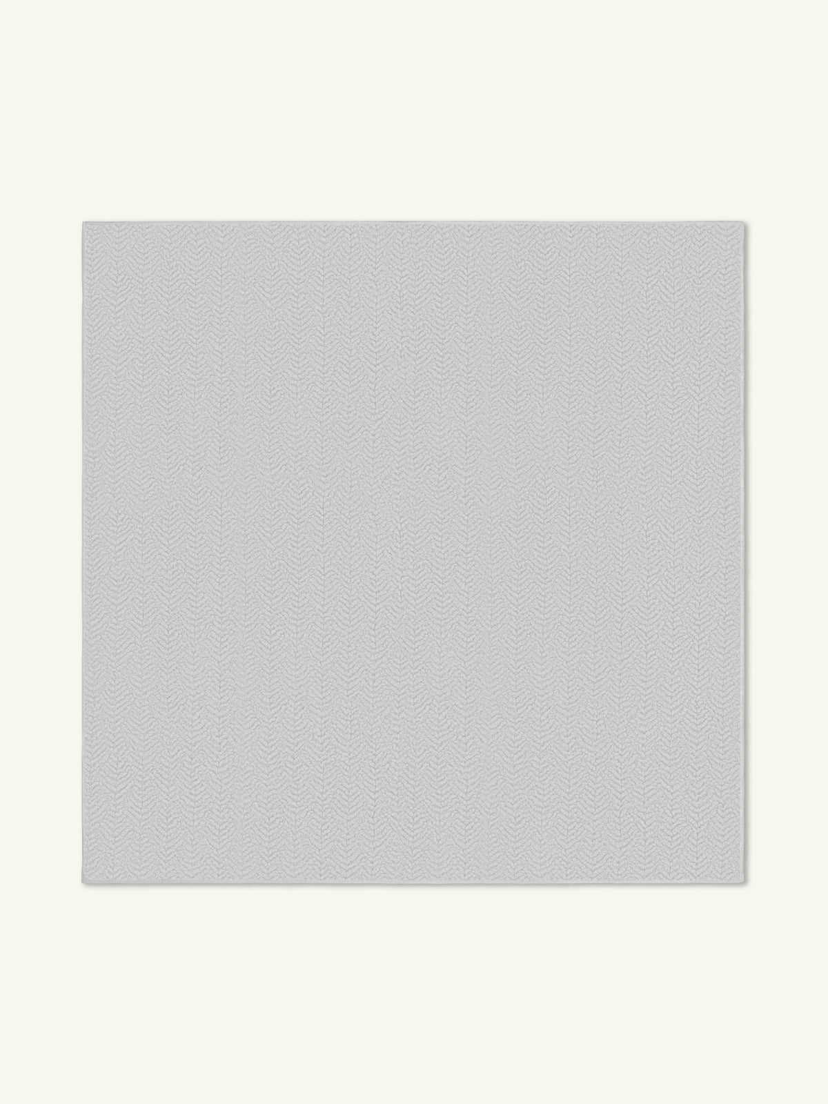 Peace Light Gray Vegan Shearling Rug