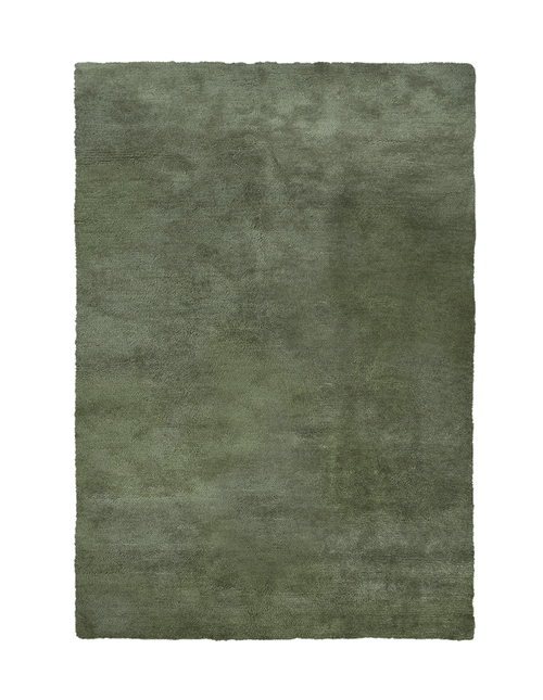 Otago dark olive washable wool berber rug