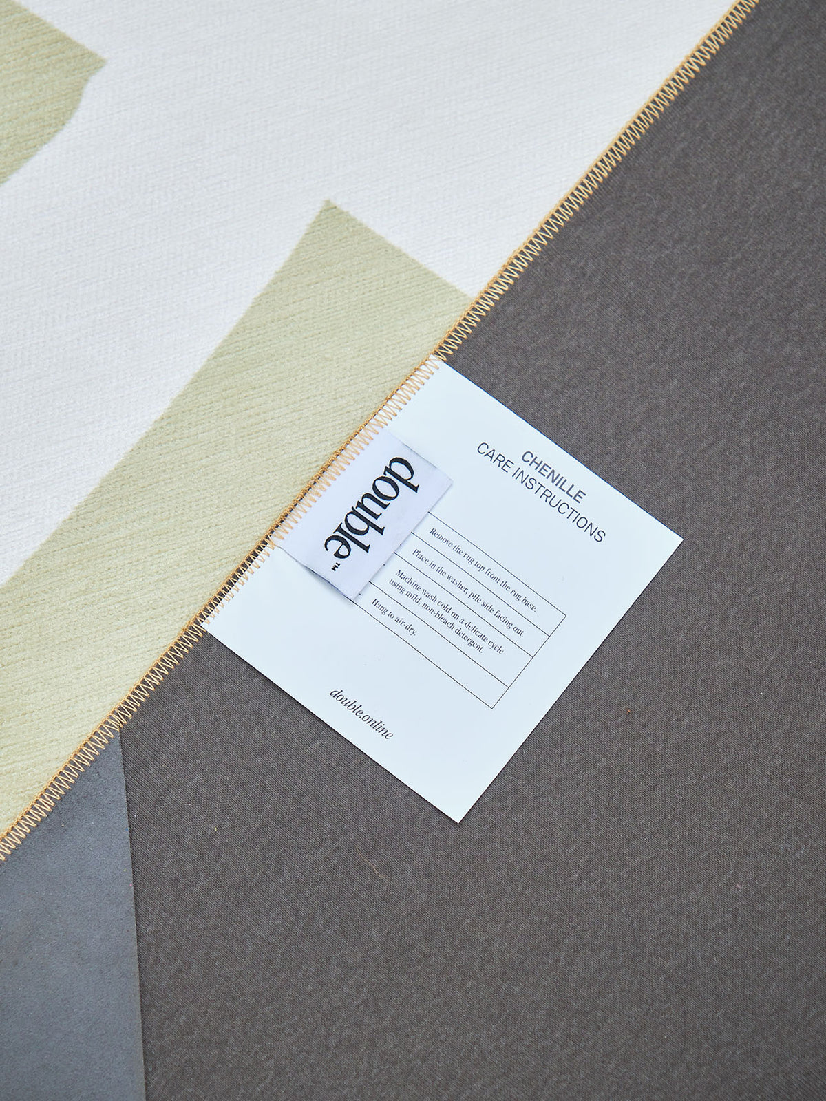 Friends Beige Chenille Rug