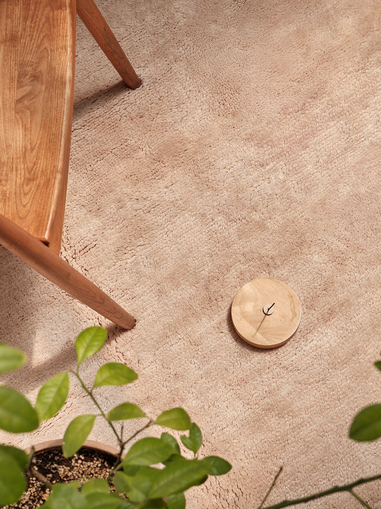Waikato Soft Cream Washable Wool Abrash Dyed Rug