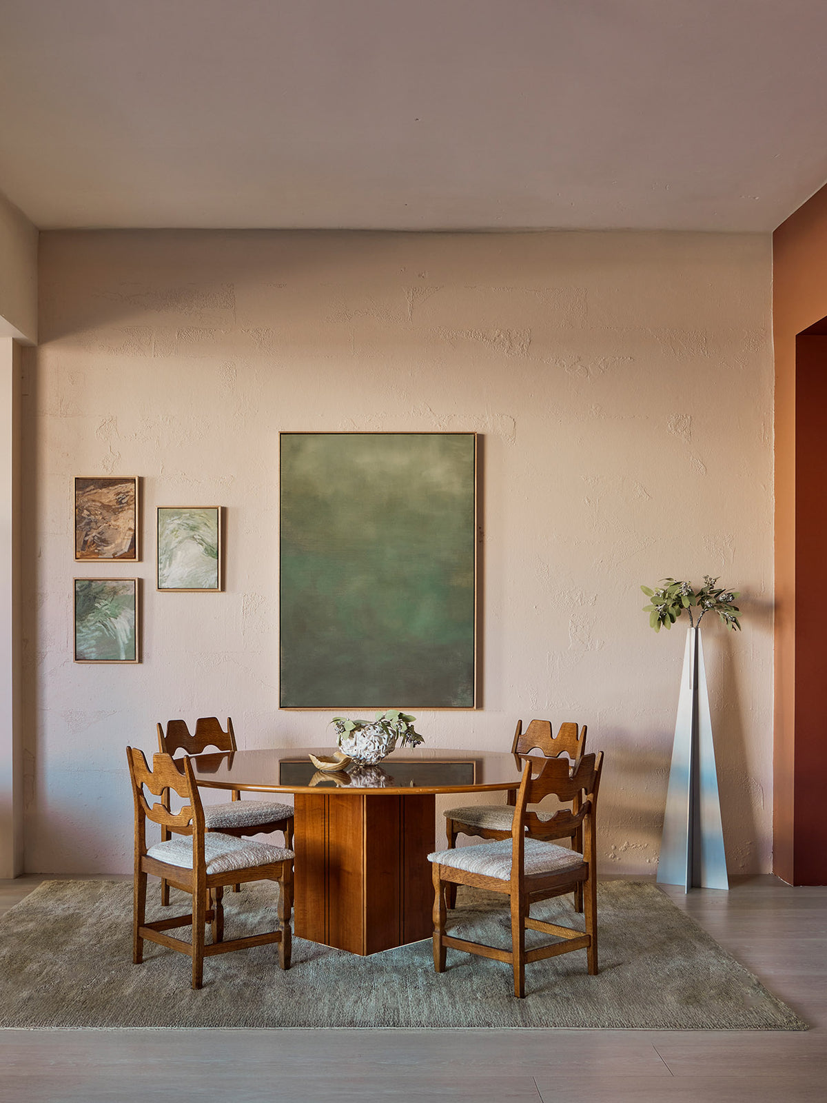 Waikato Sage Washable Wool Abrash Dyed Swatch