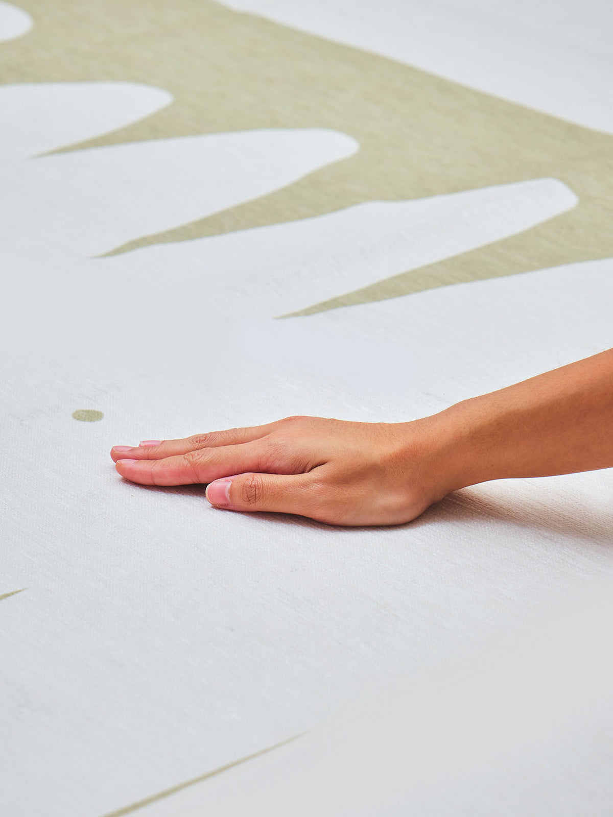 Friends Beige Chenille Rug
