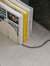 Aligned Bone Chenille Rug