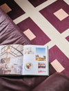 Square Red Chenille Rug