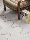 Aligned Bone Chenille Rug