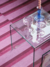 Carrel Dark Pink Chenille Rug
