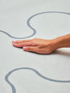 Aligned Bone Chenille Rug