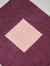 Square Red Chenille Rug