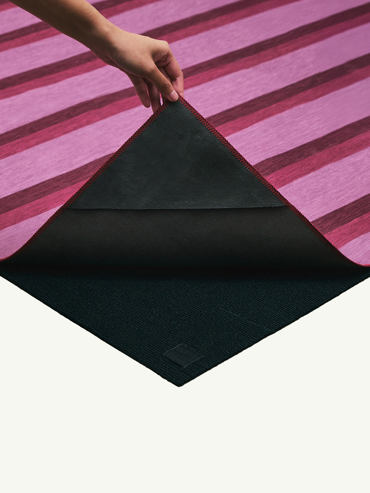 Carrel Dark Pink Chenille Rug