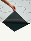 Aligned Bone Chenille Rug