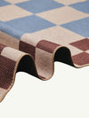 Checkered Brown New Jute Rug