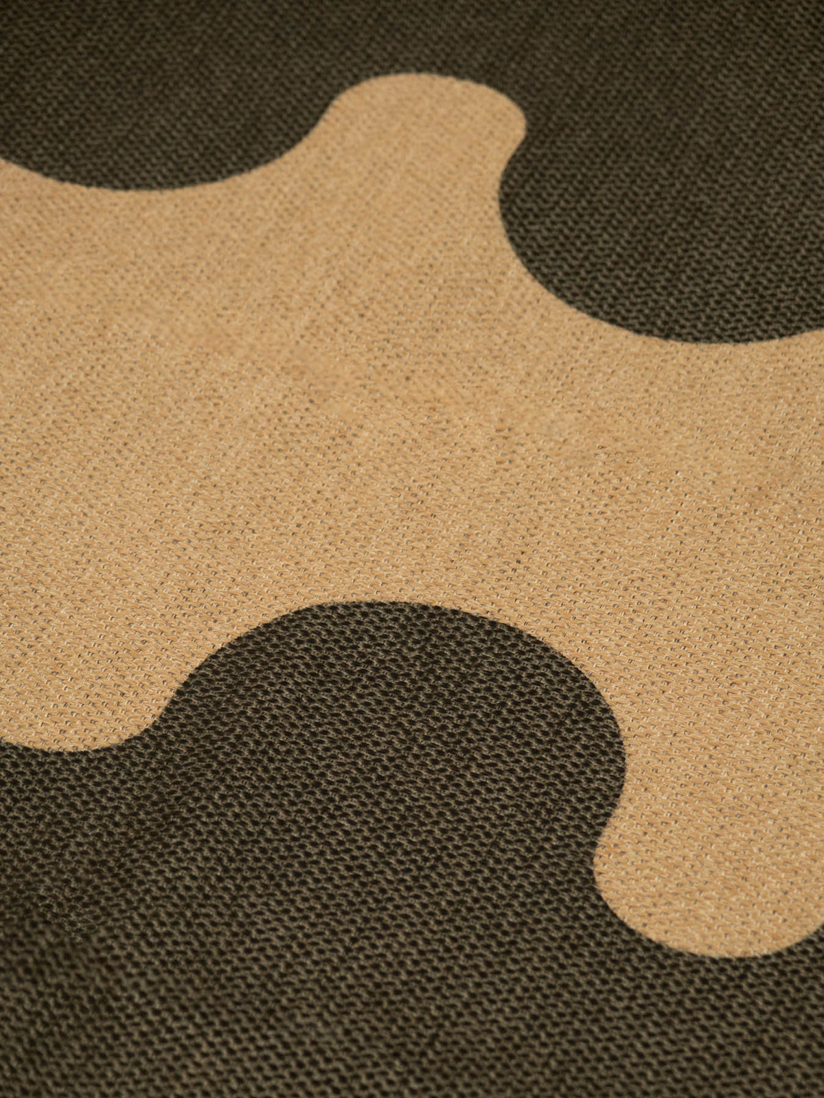 Aligned Black New Jute Rug