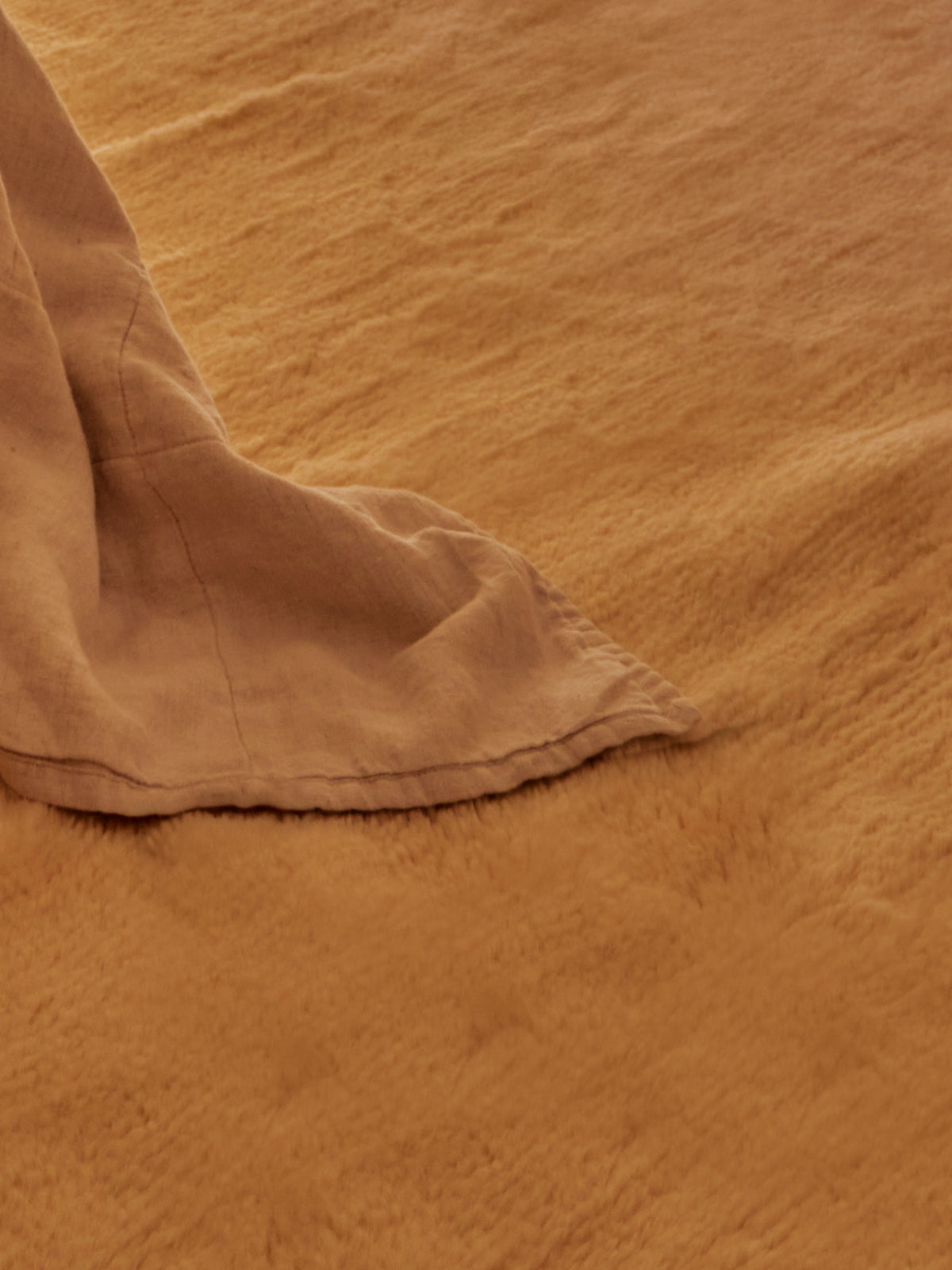 Nelson Cream Washable Wool Fine Cut Pile Swatch