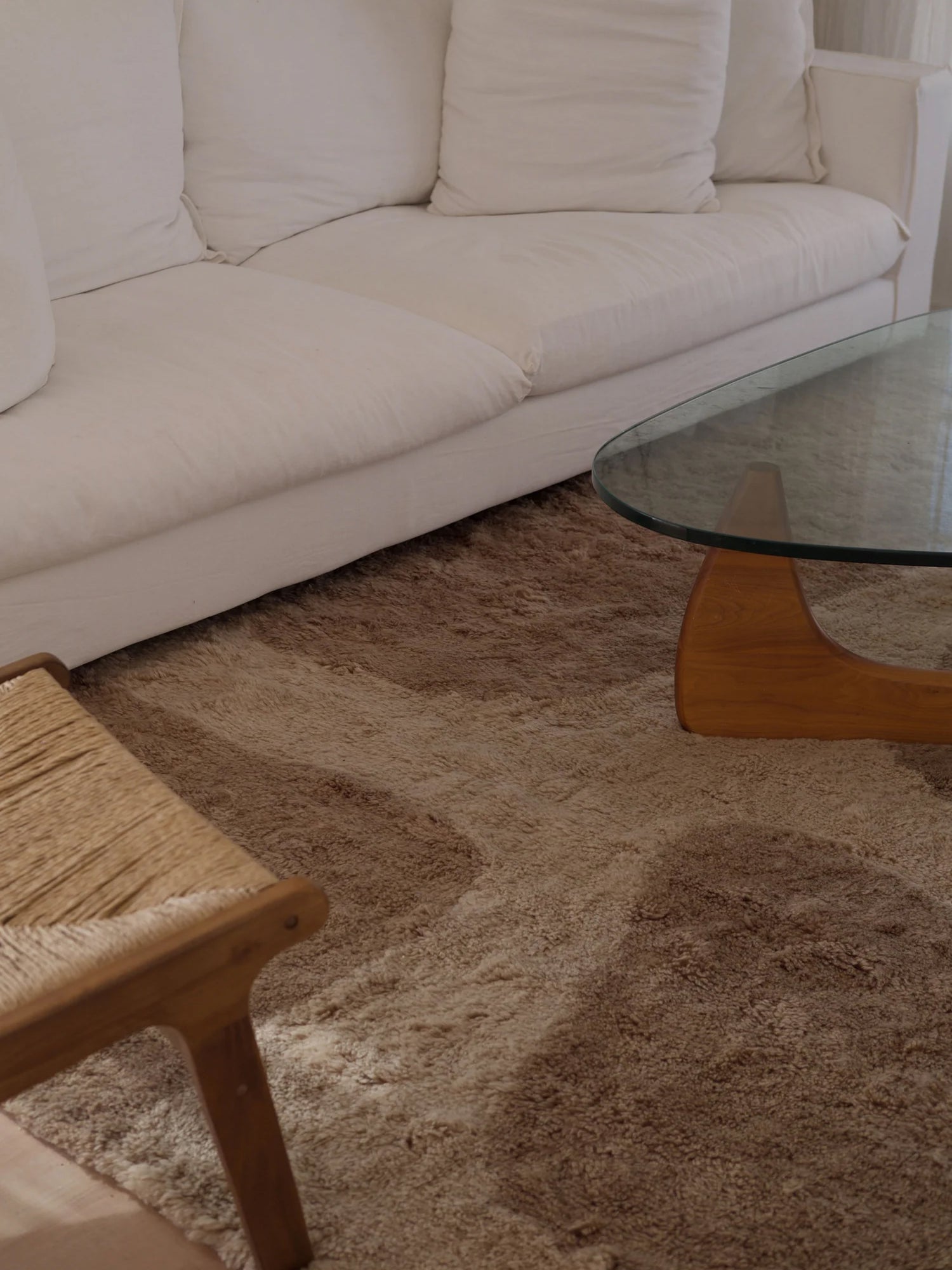 Awa Taupe New Zealand Washable Wool Rug