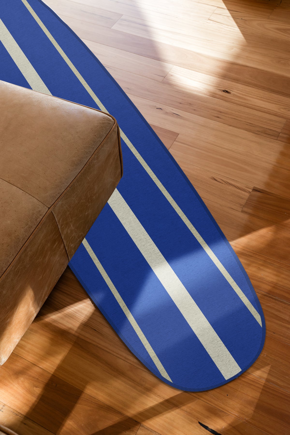 Bondi Blue Chenille Rug