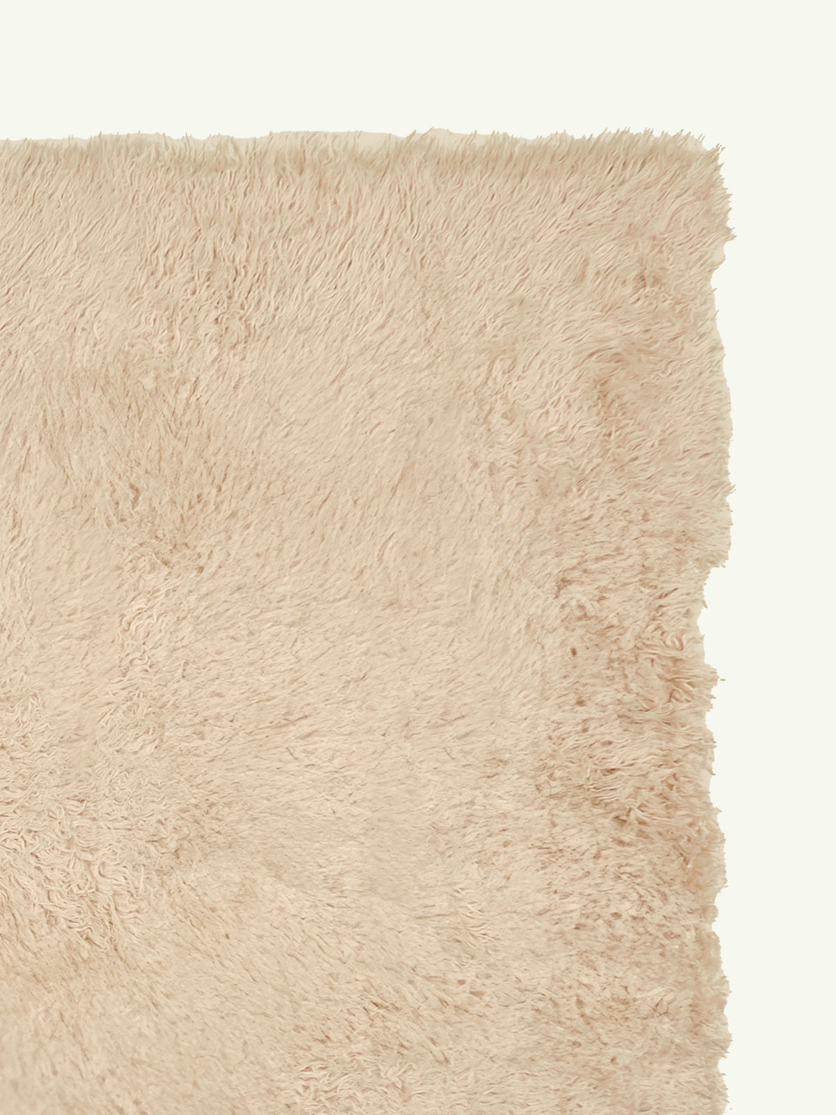 Haven Bone Vegan Flokati Shag Rug