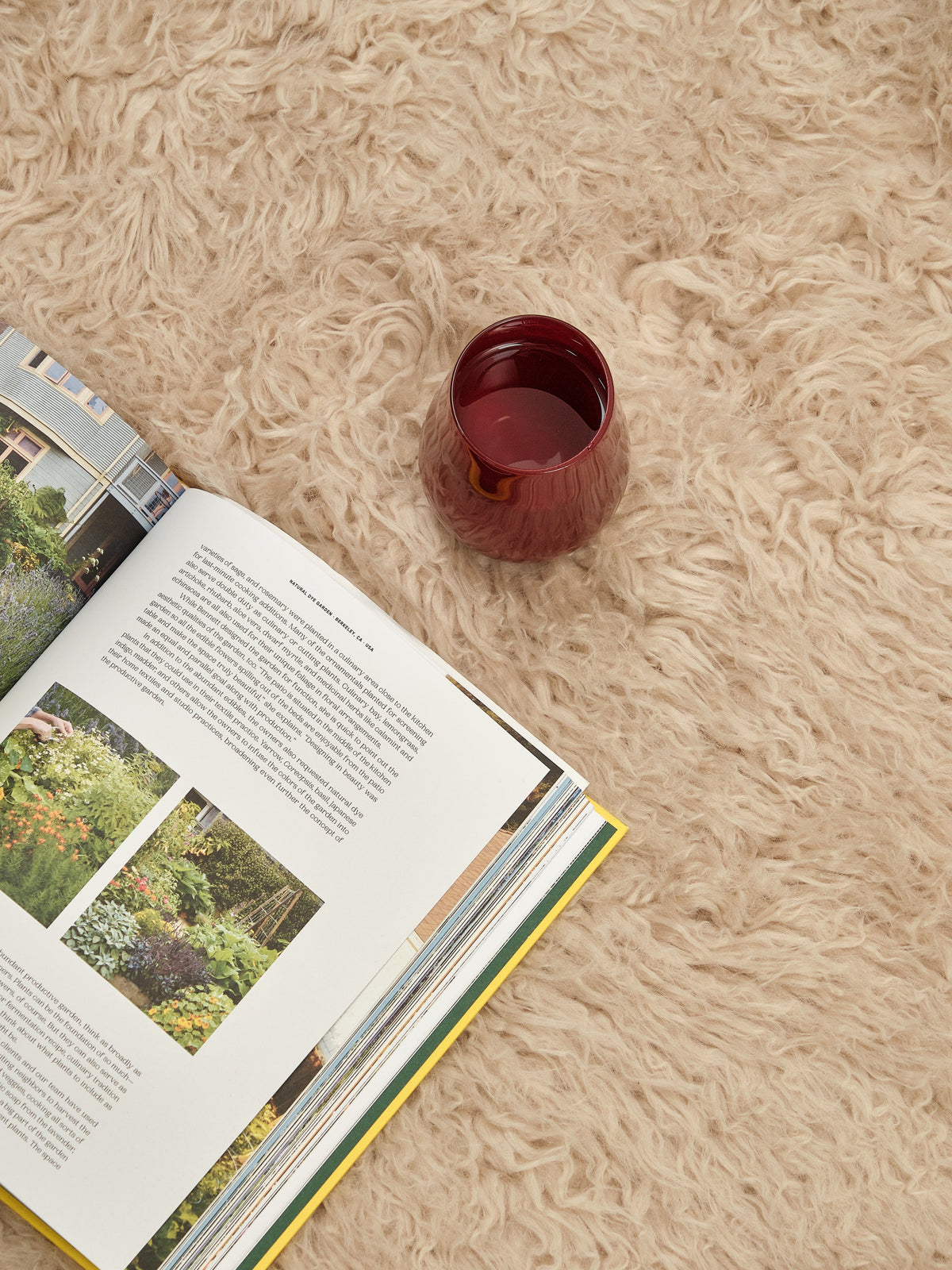 Haven Bone Vegan Flokati Shag Rug