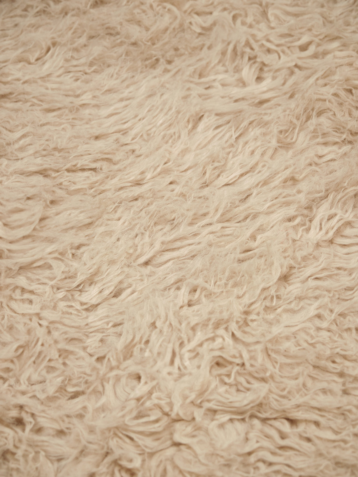 Haven Bone Vegan Flokati Shag Rug