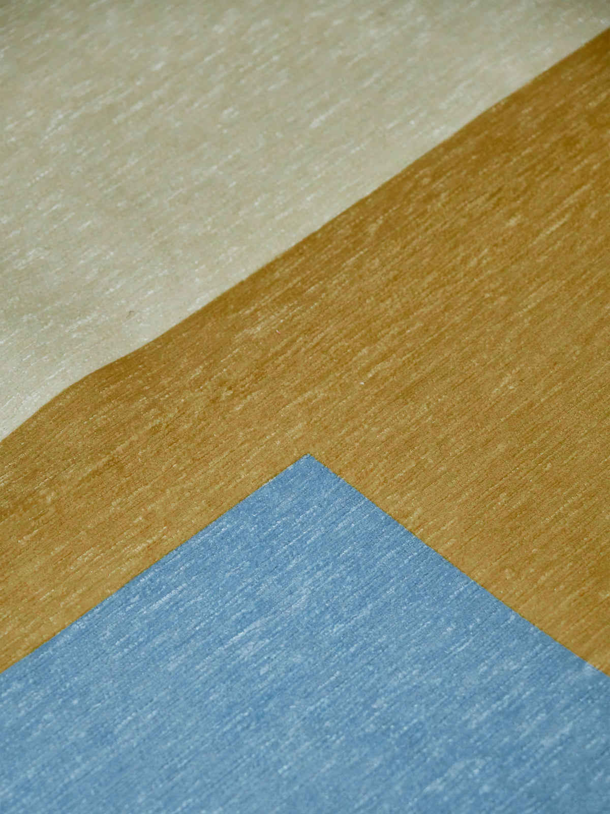 Combination Mustard Chenille Rug