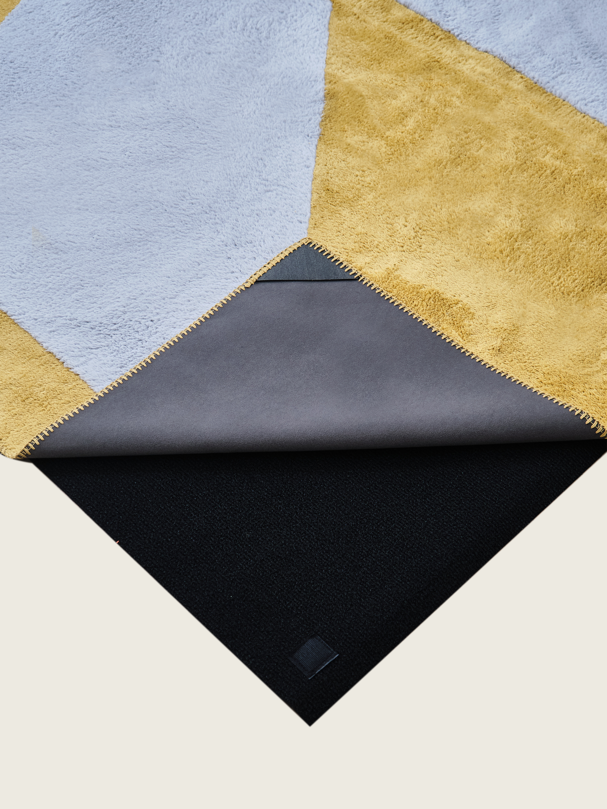 Combination Mustard Cotton Feel Rug