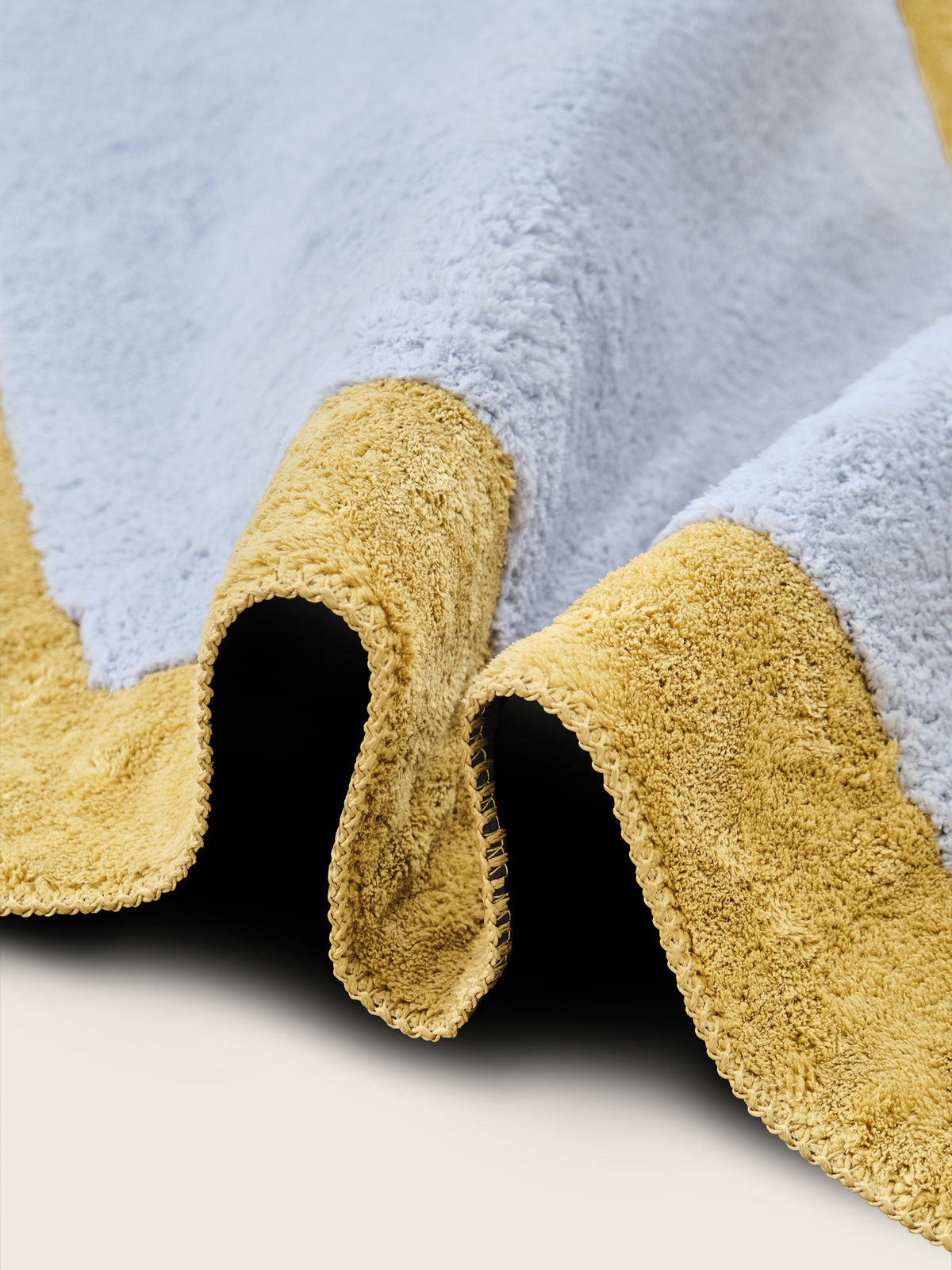 Combination Mustard Cotton Feel Rug