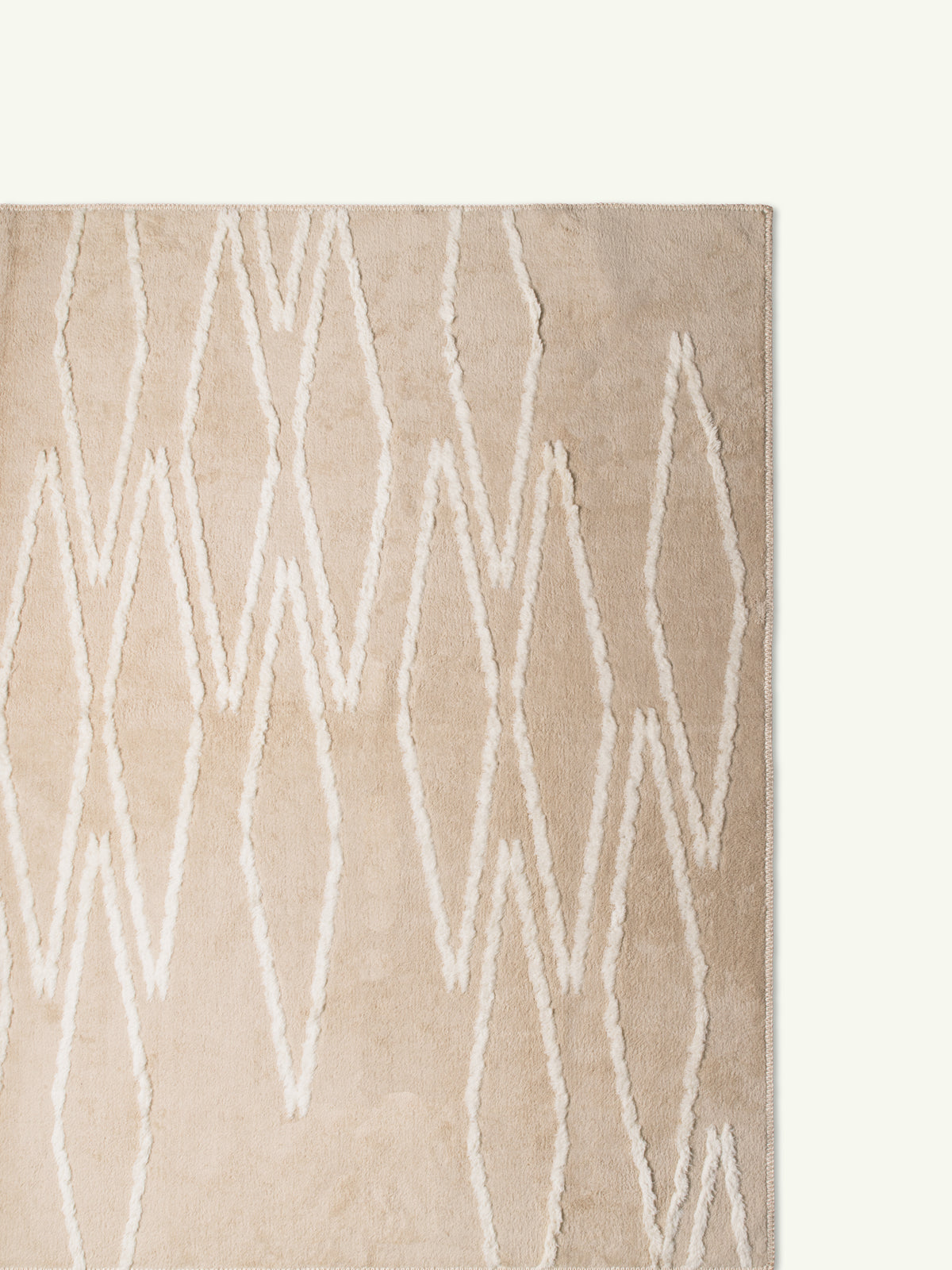Resonant  Bone Cotton Feel Rug