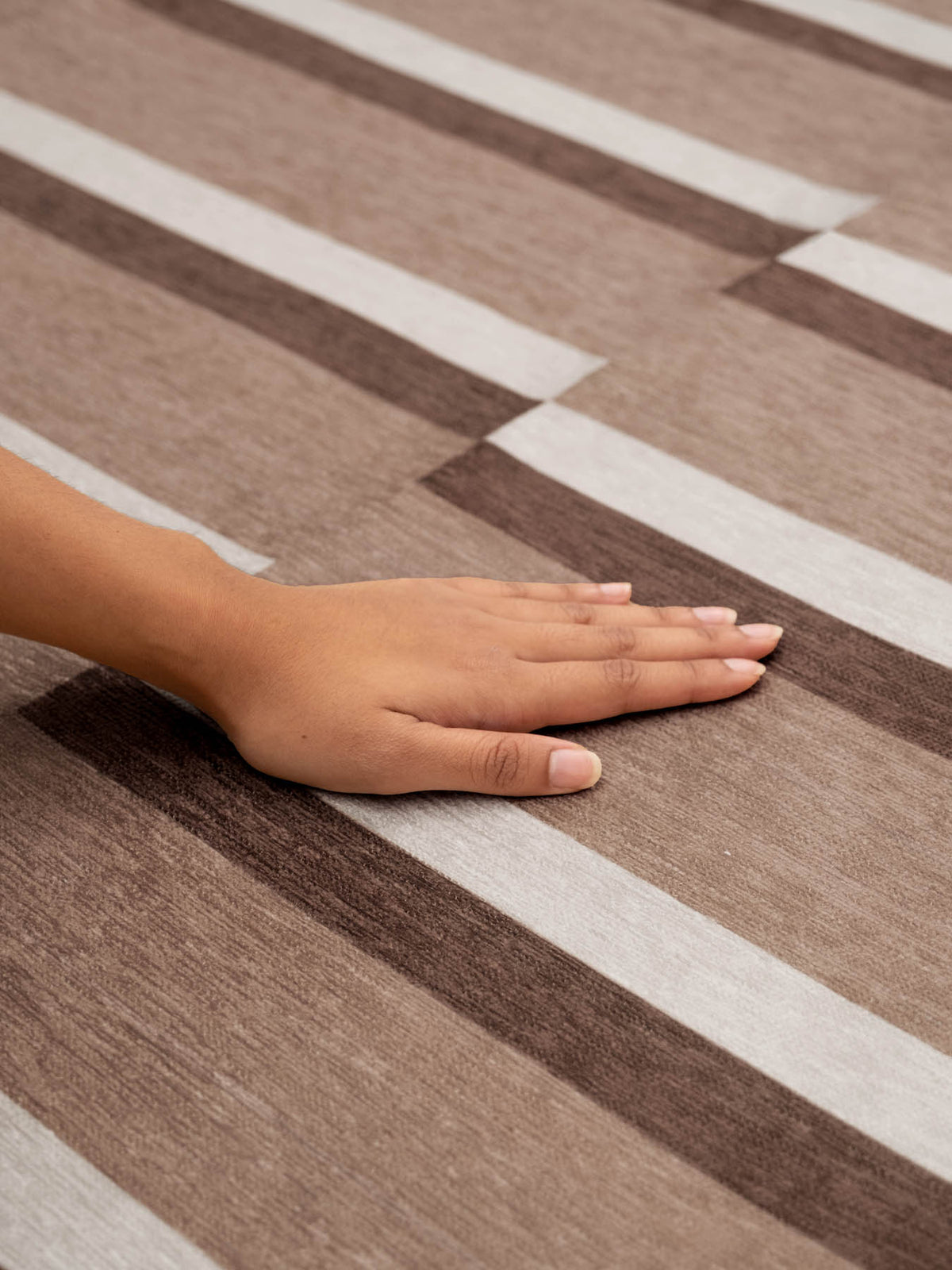 Carrel Brown Chenille Rug