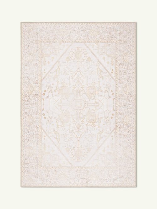 Harmony neutral chenille rug