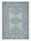 Diamond Pale Blue Chenille Rug