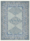 Diamond Pale Blue Chenille Rug