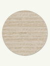 Willow Cream Highland Round Rug