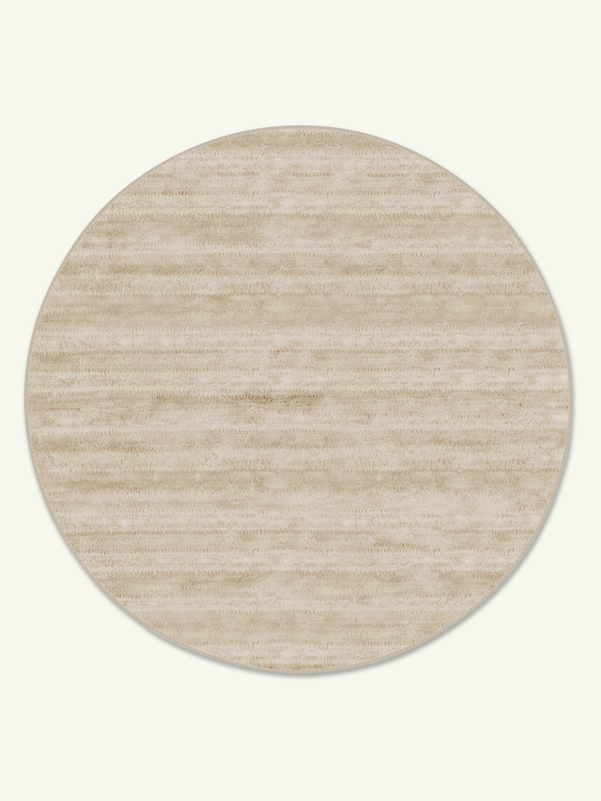 Willow Cream Highland Round Rug