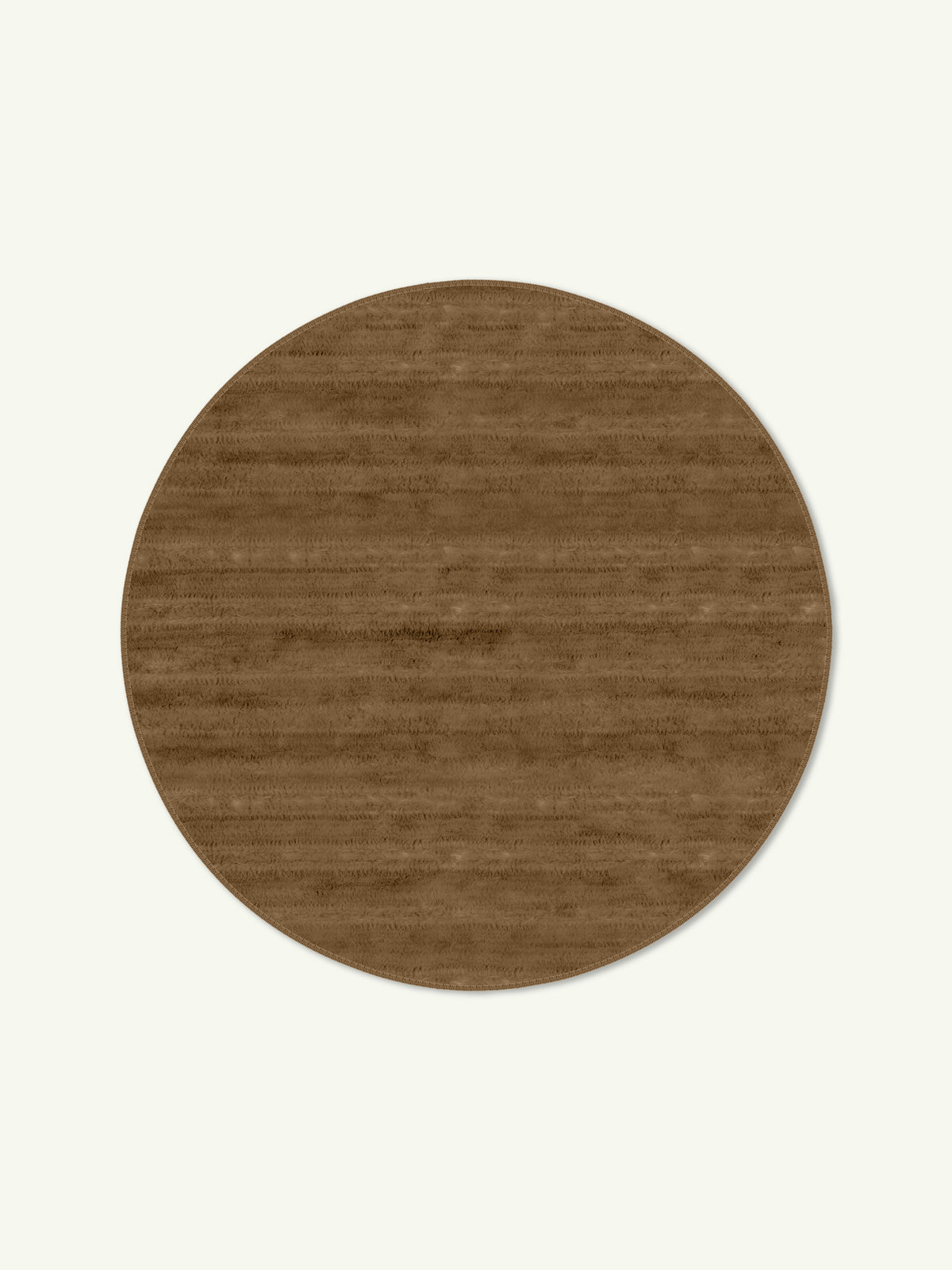 Willow Dark Tan Highland Round Rug