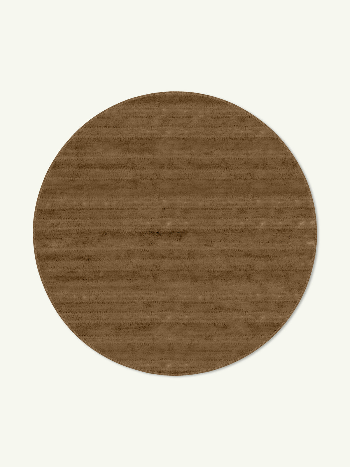 Willow Dark Tan Highland Round Rug