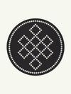 Centre Charcoal Chenille Rug