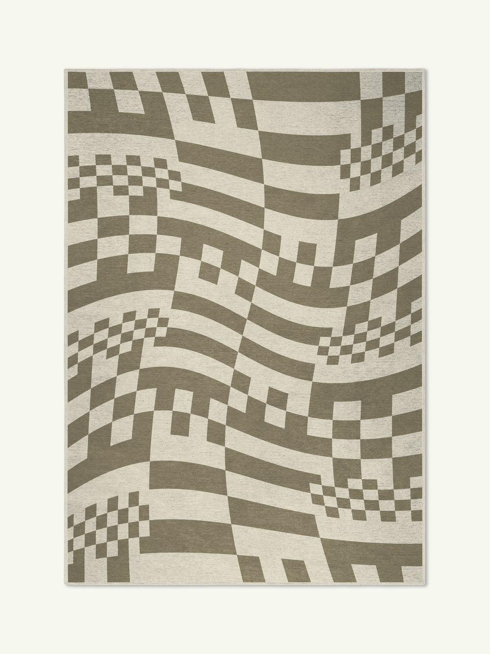 Win Beige Chenille Rug