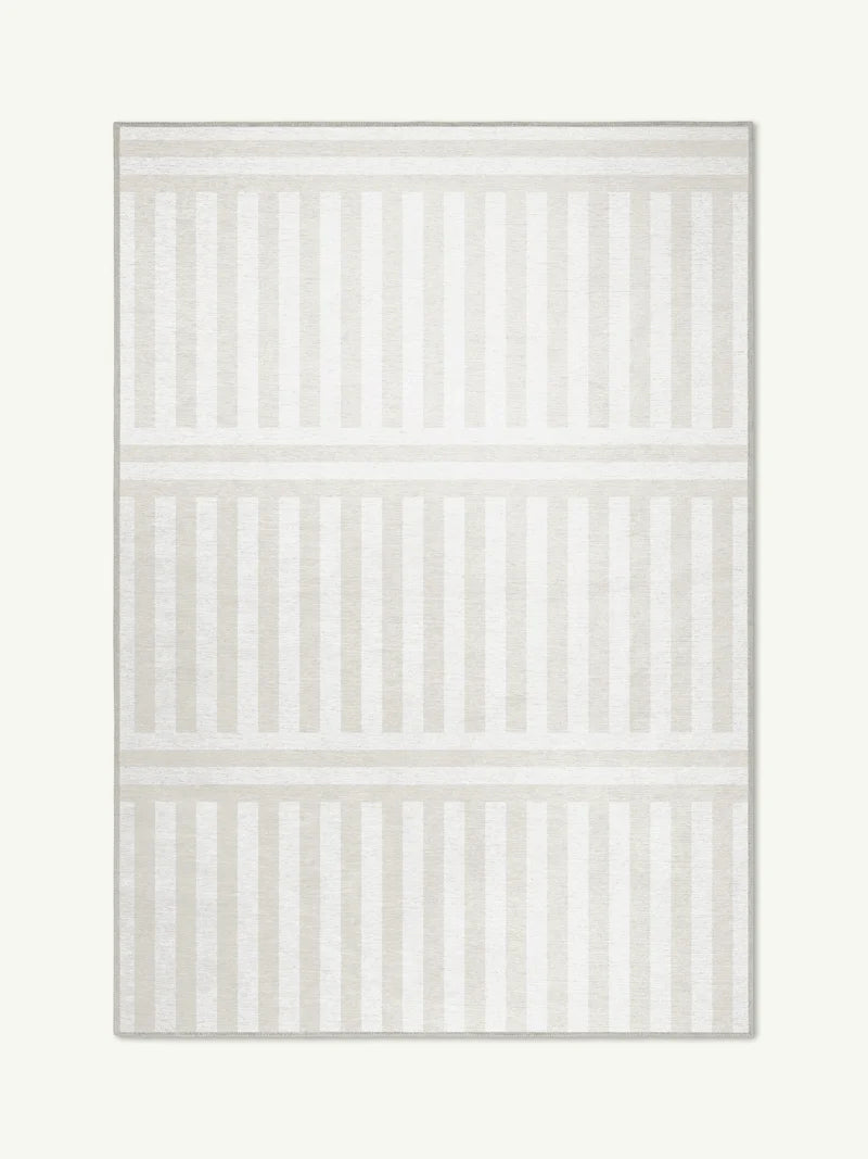 Plinth Bone Chenille Rug