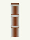 Plinth Brown Chenille Runner