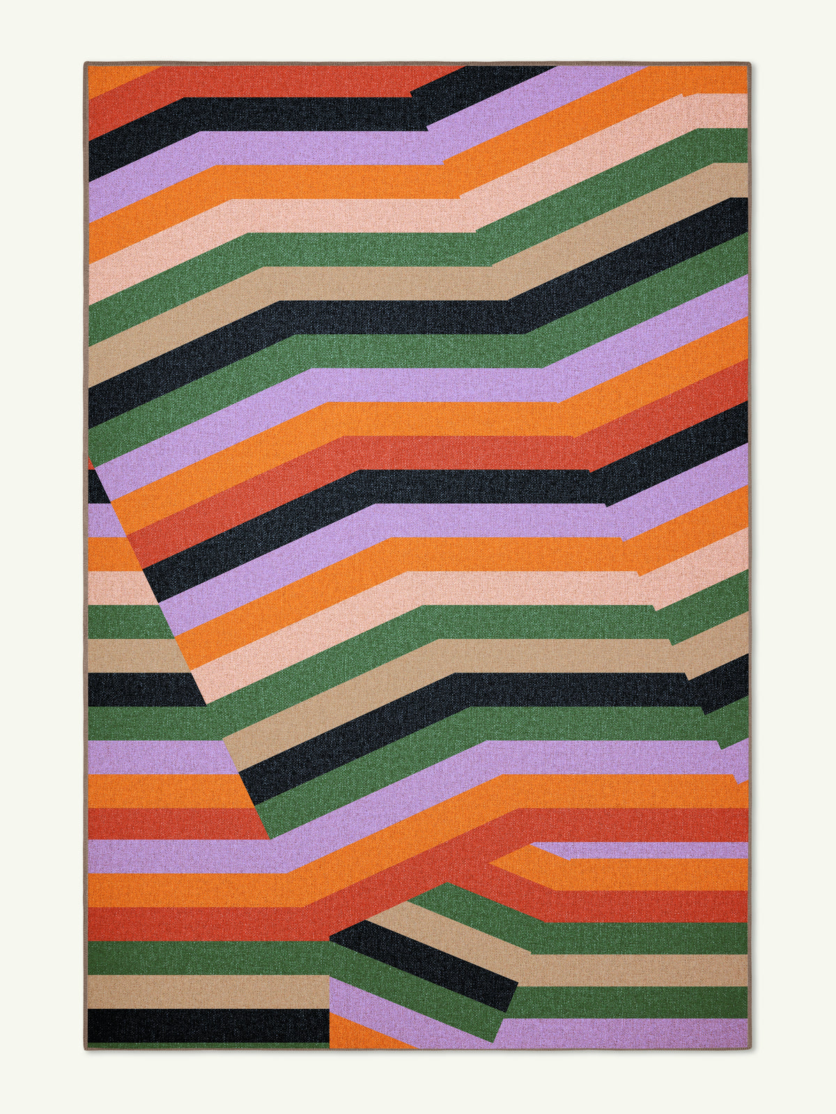 High Multi New Jute Rug