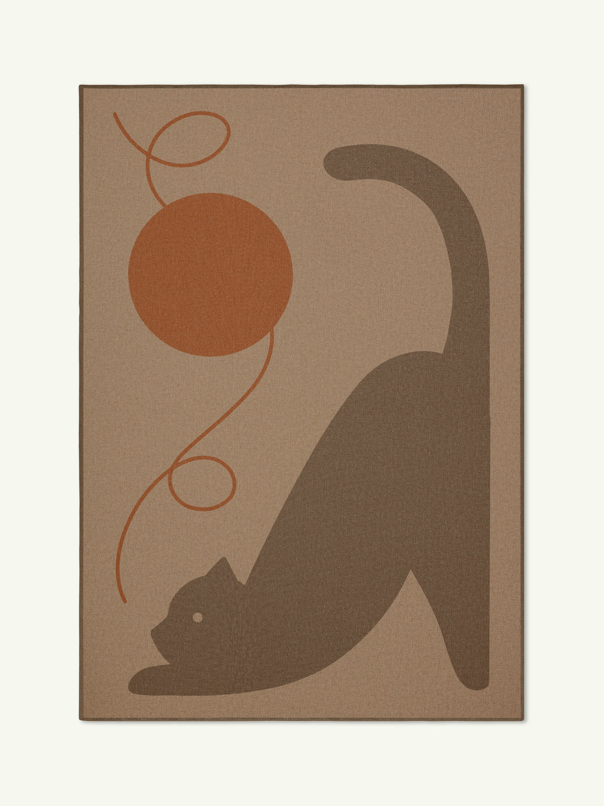 Distraction Tabby New Jute Rug