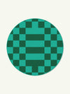 Arrangement Green Chenille Rug