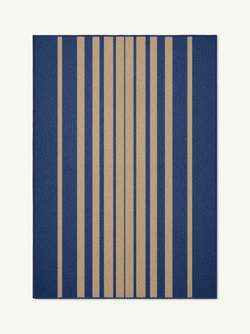 Illusion blue new jute rug