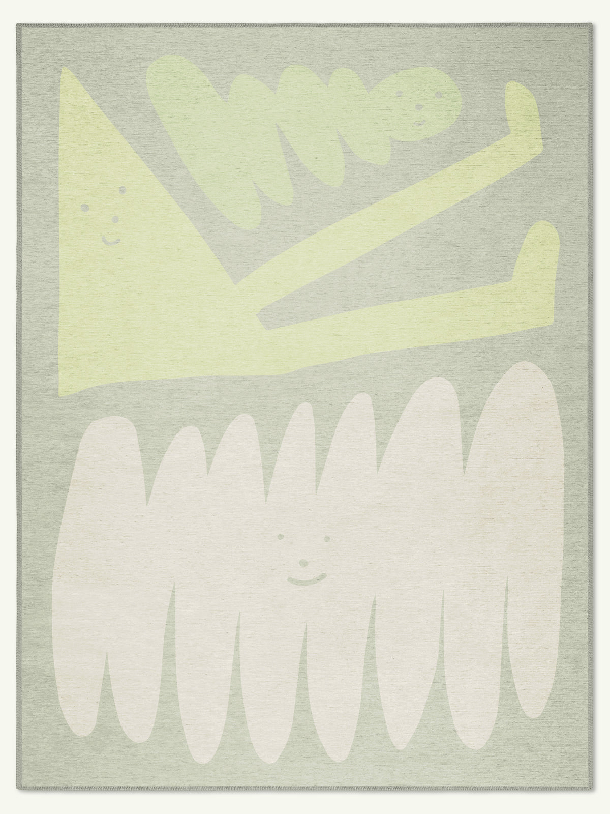Friends Neutral Chenille Rug