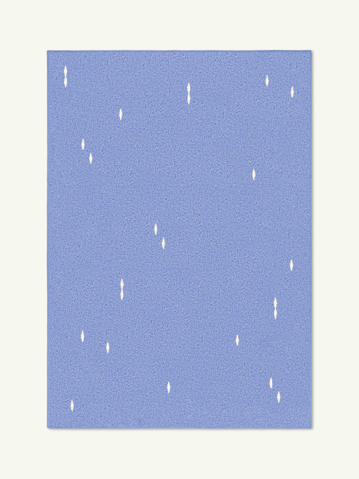 Confetti Periwinkle Cotton Feel Rug