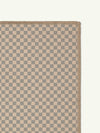 Checks Light Blue New Jute Runner